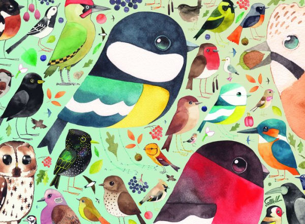 Ravensburger British Birds 500 Piece Puzzle image 1