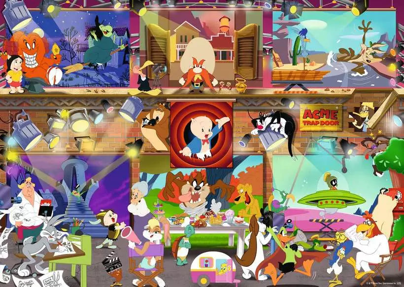 Ravensburger Looney Tunes 1000 Piece Puzzle image 1