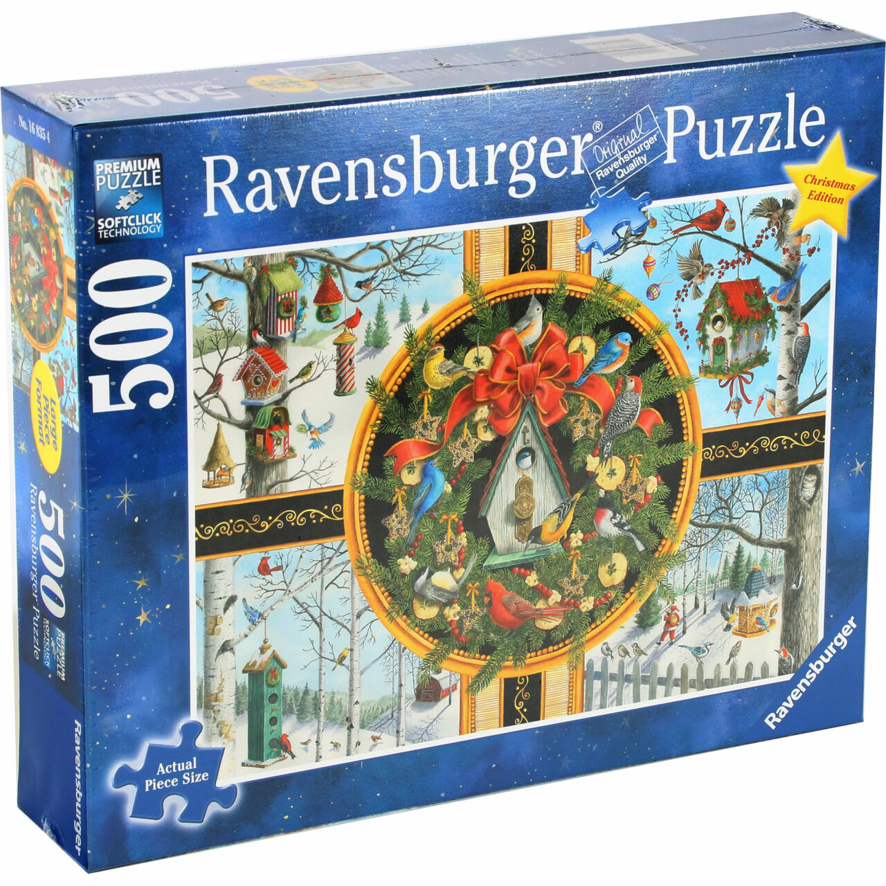 Ravensburger Christmas Songbirds 500 Large Piece Format Puzzle image 0