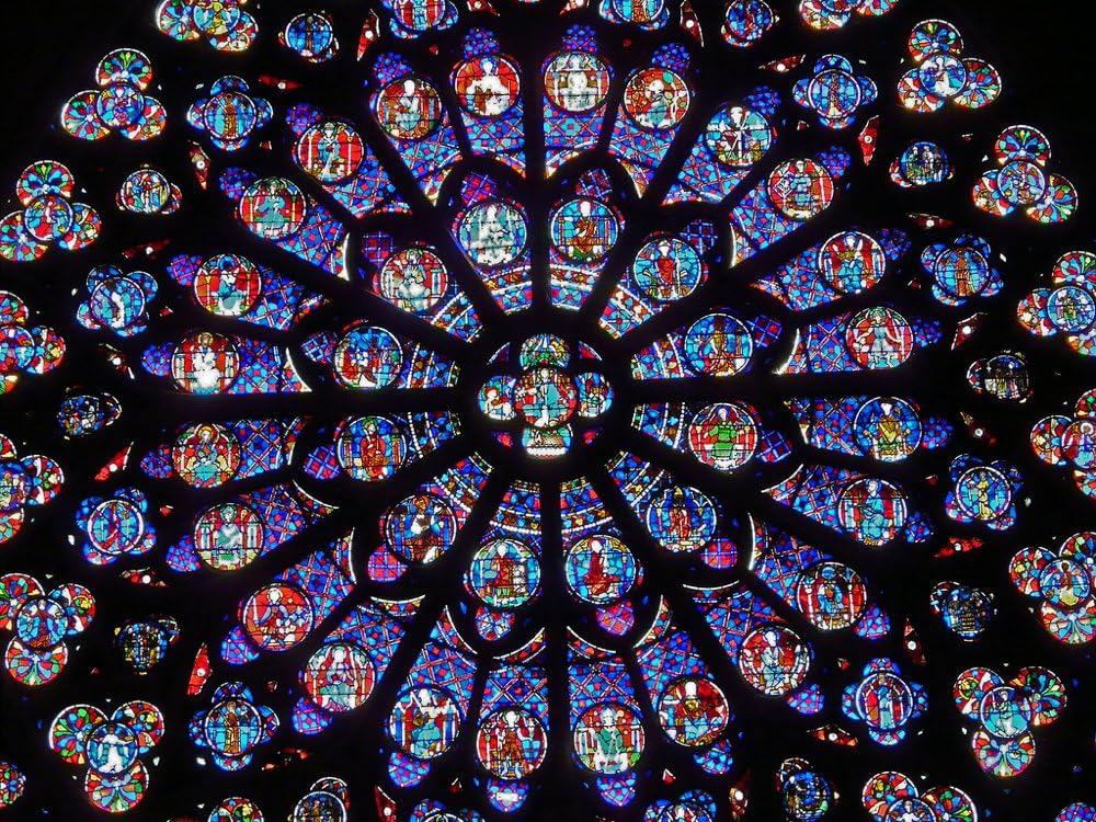 Ravensburger Challenge Series Rose of Notre Dame 1000 Piece Puzzle image 1
