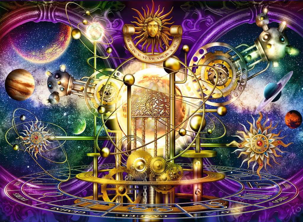 Ravensburger Golden Solar System 500 Piece Puzzle image 1