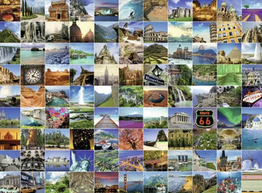 Ravensburger 99 Beautiful Places 500 Piece Puzzle image 1