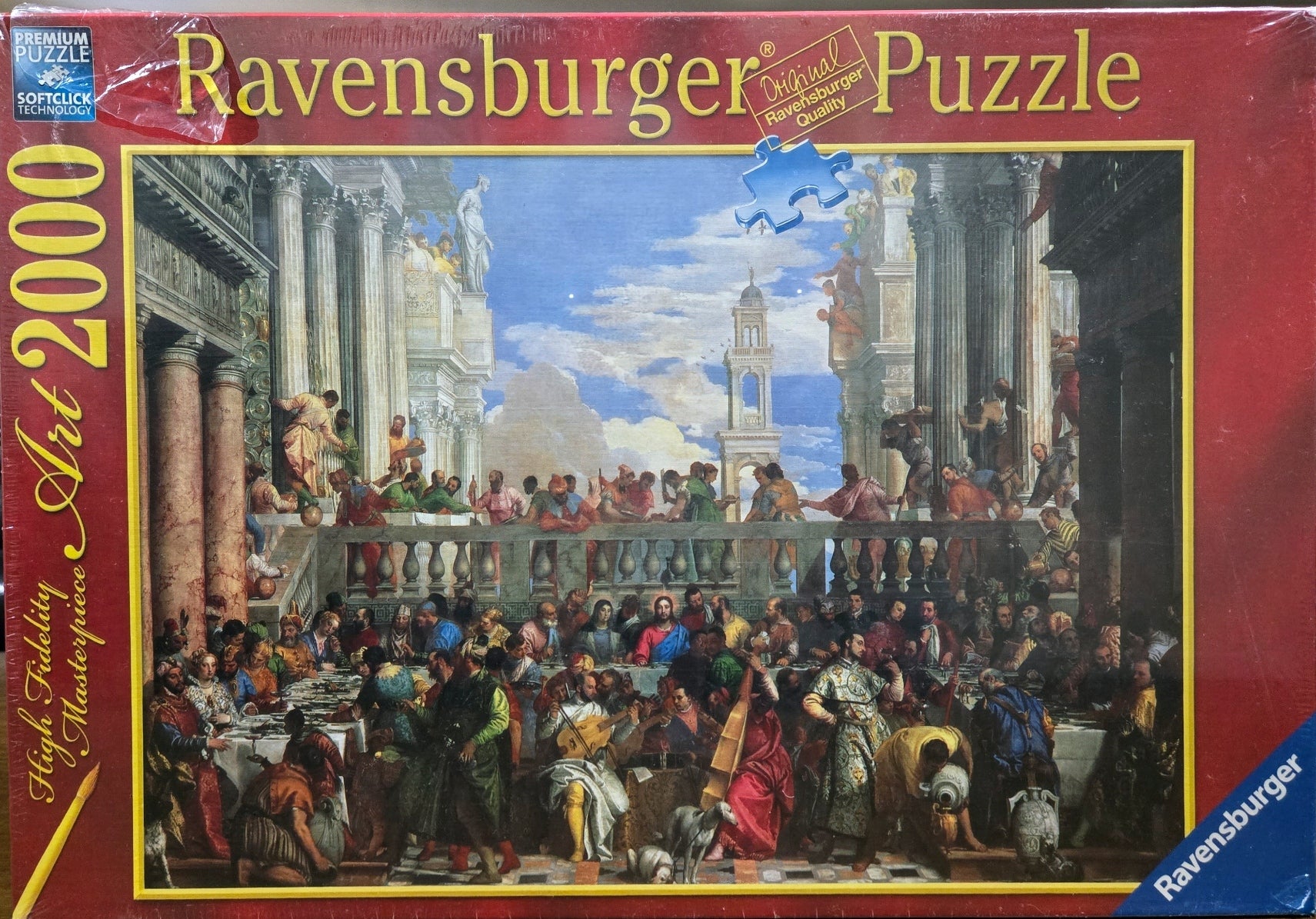 Ravensburger Paolo Veronese : Marriage at Cana 2000 Piece Puzzle image 2