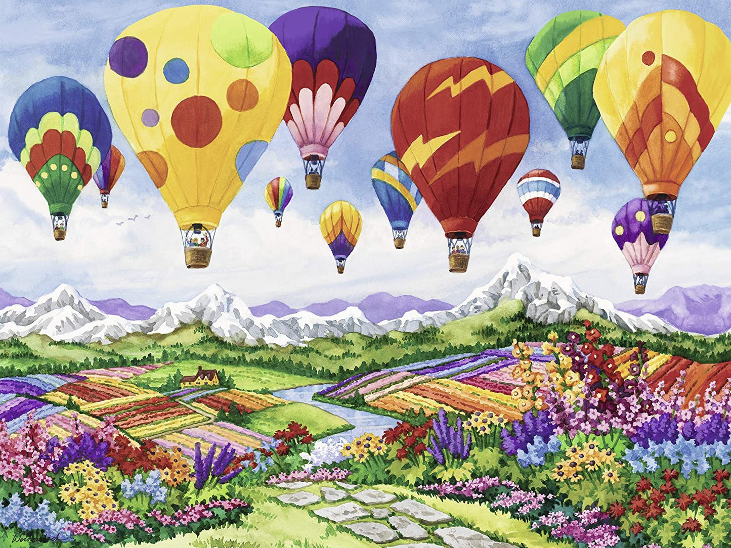Ravensburger Spring is in the Air 1500 Piece Puzzle image 1