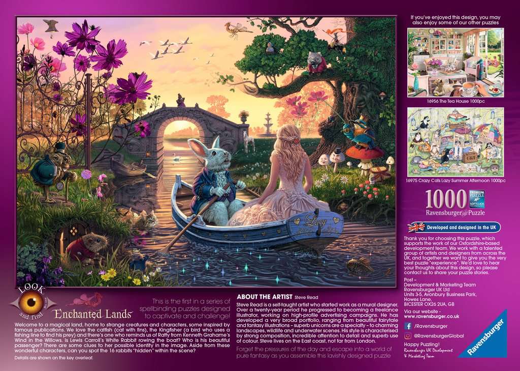 Ravensburger Look & Find Enchanted Lands 1000 Piece Puzzle image 2