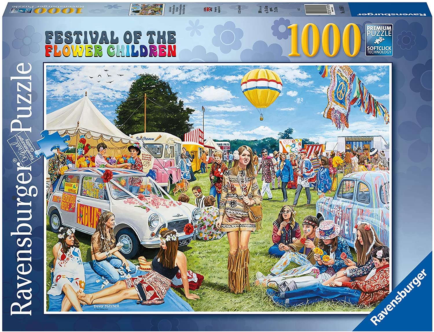 Ravensburger Festival of the Flower Children 1000 Piece Puzzle image 0