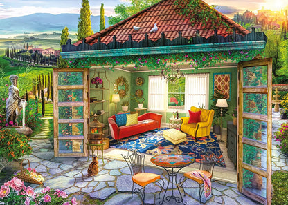 Ravensburger Tuscan Oasis 1000 Piece Puzzle image 1