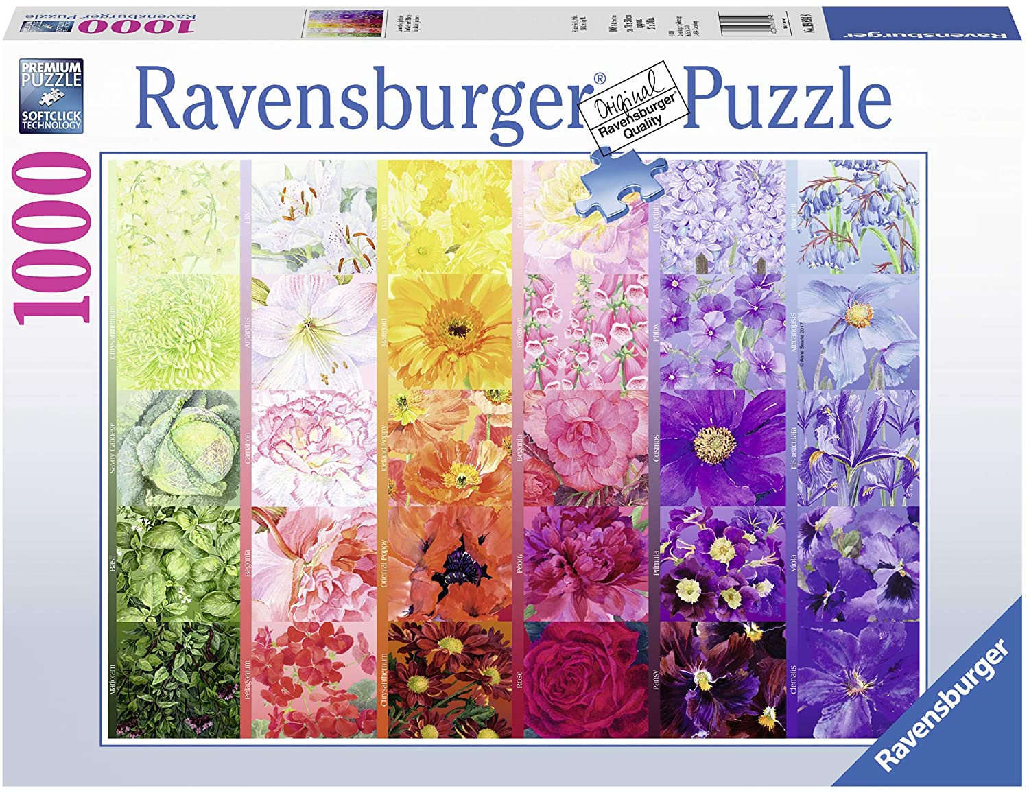 Ravensburger The Gardener's Palette 1000 Piece Puzzle image 0