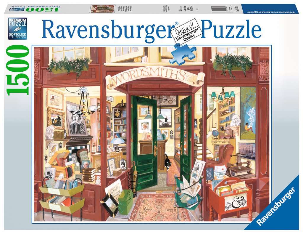 Ravensburger Wordsmith's Bookshop 1500 Piece Puzzle image 0