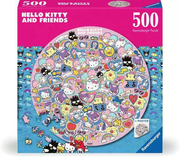 Ravensburger Hello Kitty And Friends 500 Piece Puzzle image 0