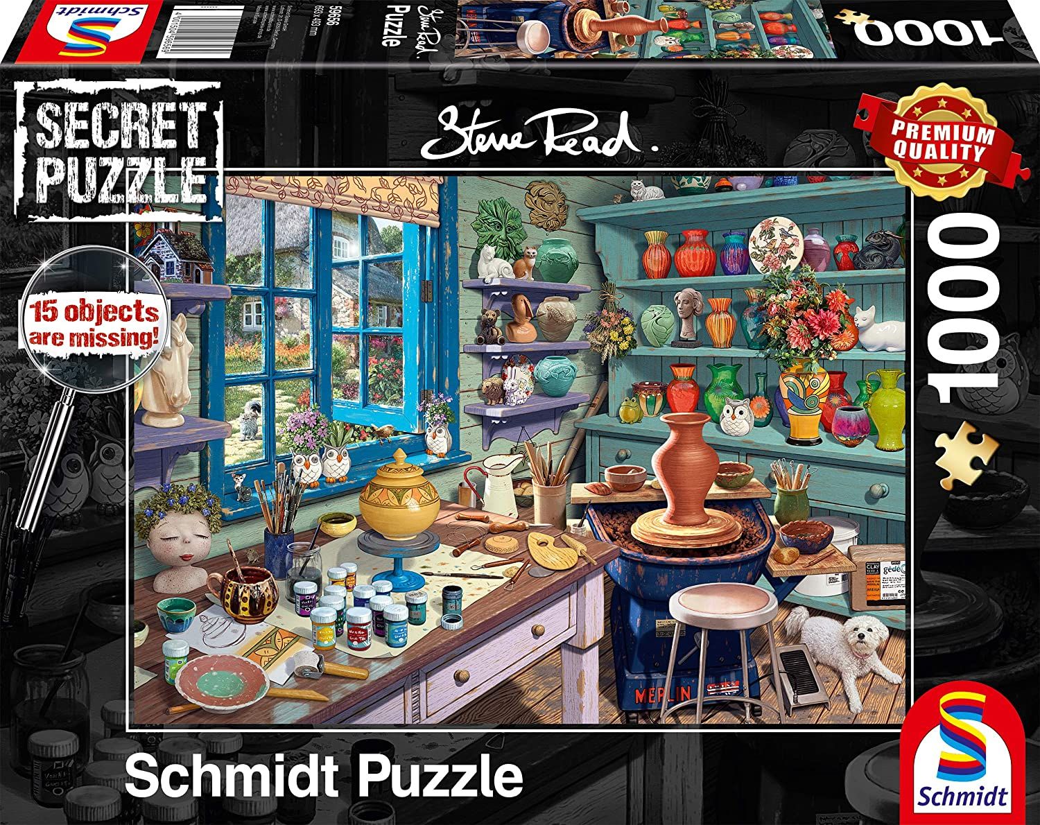 Schmidt Steve Read Artist Studio 1000 Piece Puzzle image 0