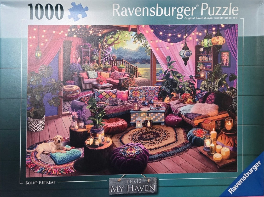 Ravensburger My Haven No. 12 Boho Retreat 1000 Piece Puzzle image 2