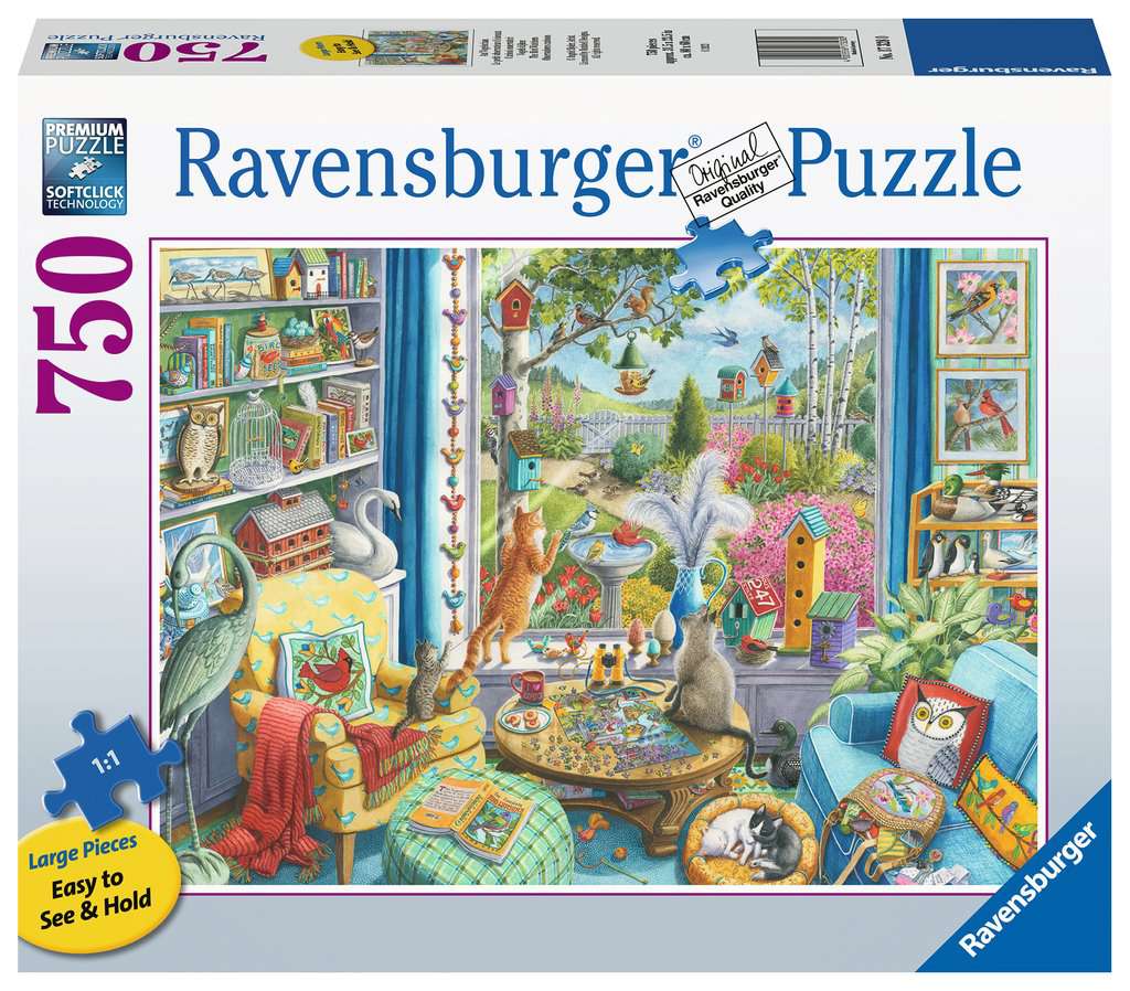 Ravensburger The Bird Watchers 750 Large Piece Format Puzzle image 0