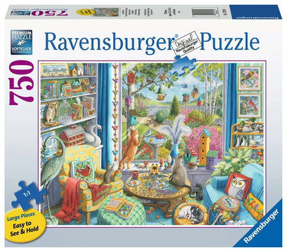 Ravensburger The Bird Watchers 750 Large Piece Format Puzzle image 0