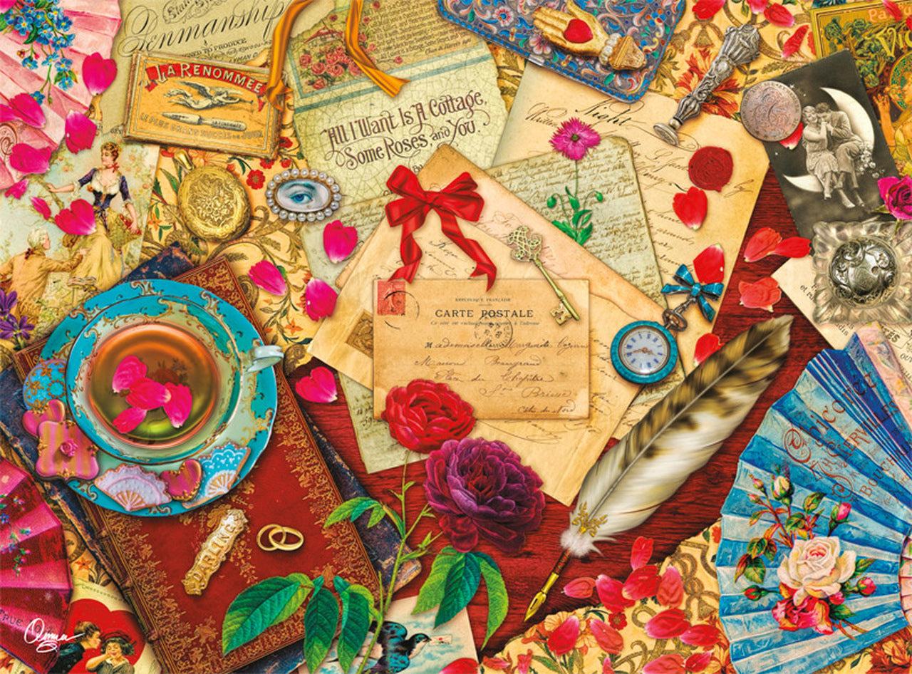 Buffalo Games Aimee Stewart A Vintage Love Letter 1000 Piece Puzzle image 1