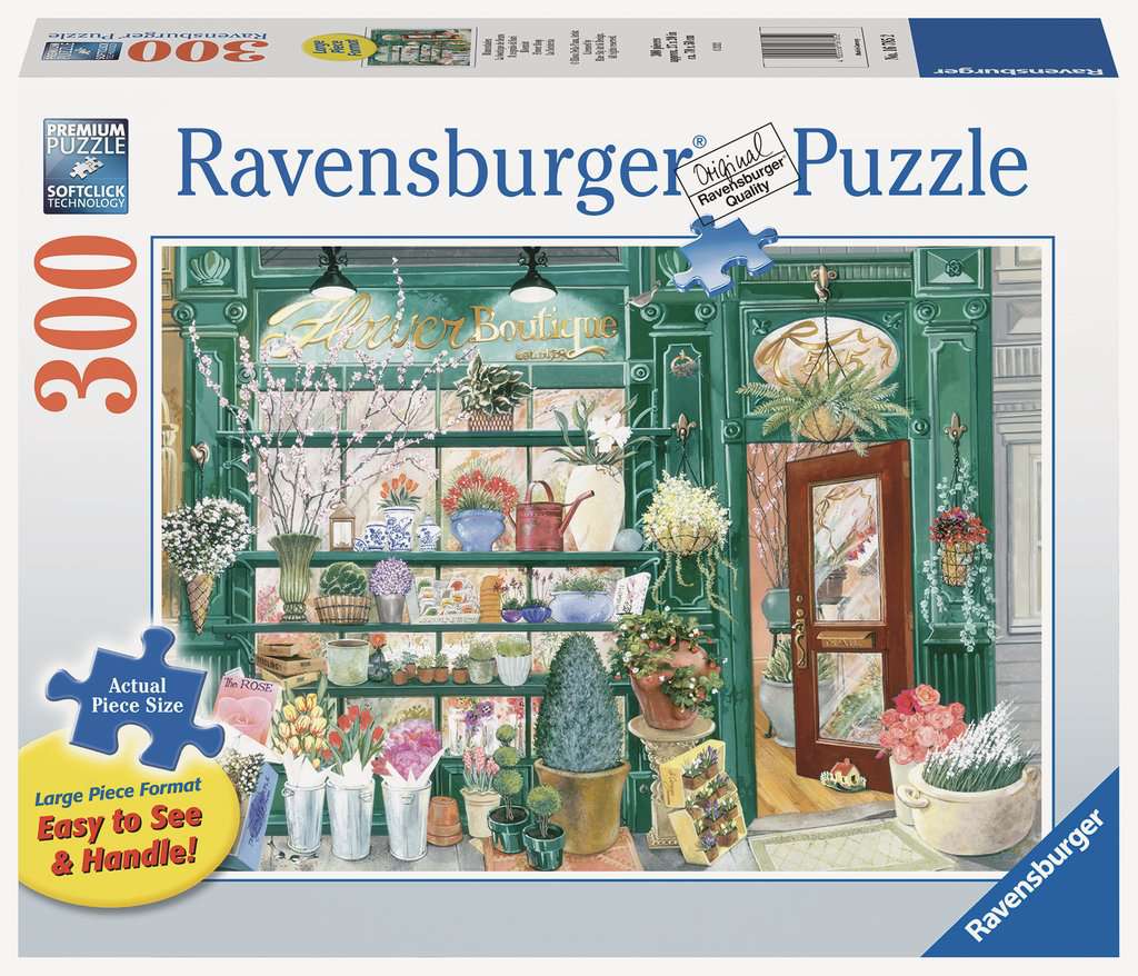 Ravensburger Flower Shop 300 Piece Large Format Puzzle image 0