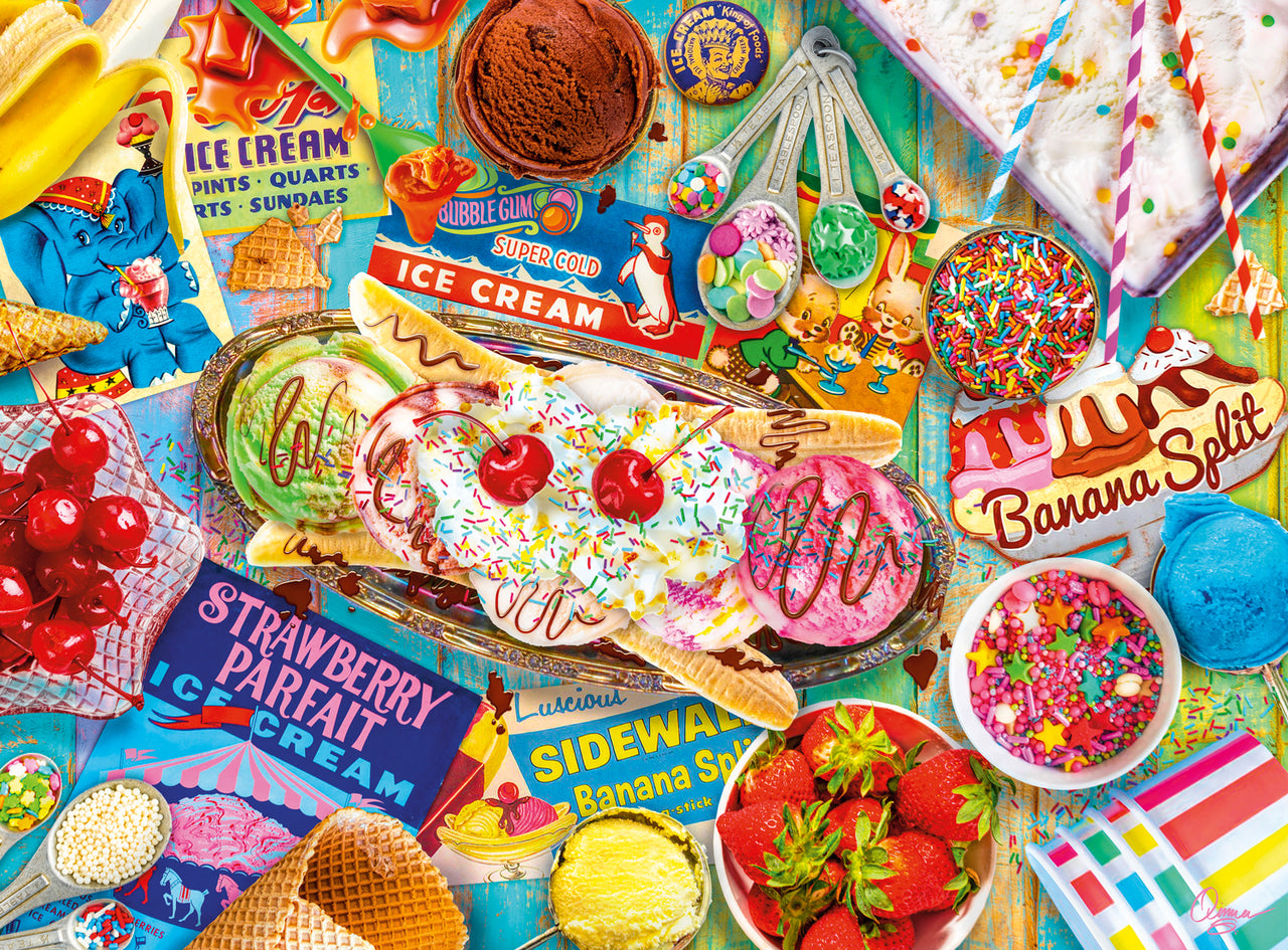 Buffalo Games Aimee Stewart Banana Split 1000 Piece Puzzle image 1