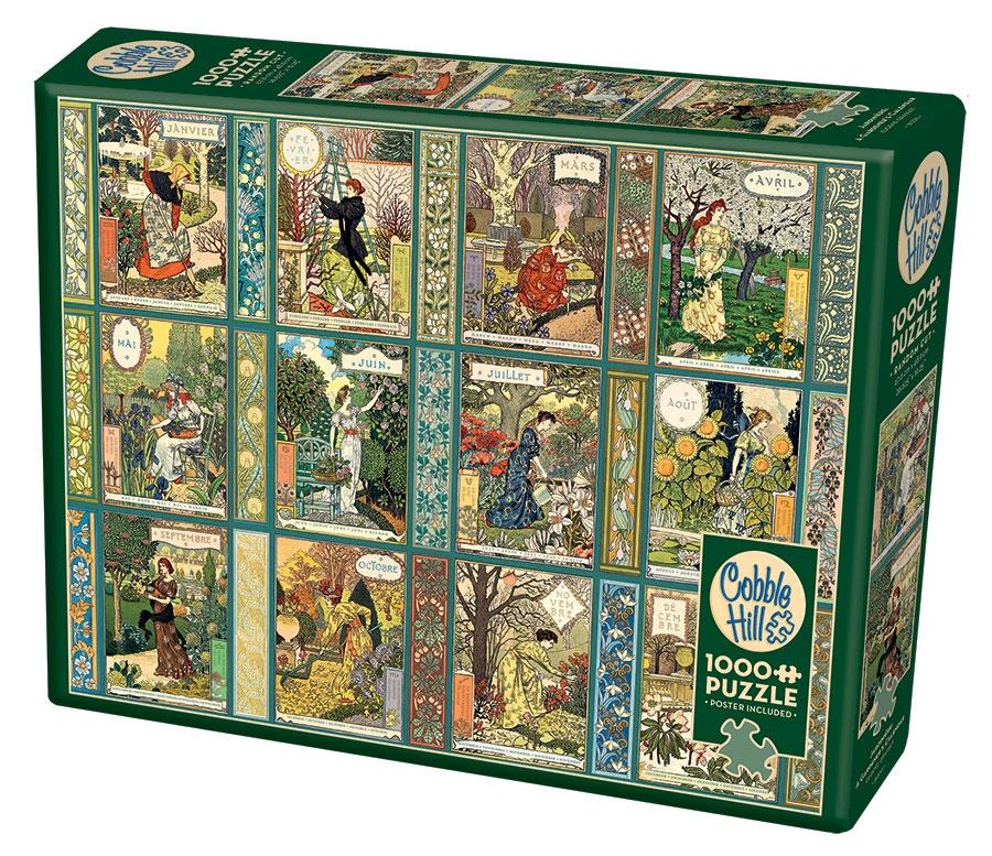 Cobble Hill Jardiniere : A Gardener's Calendar 1000 Piece Puzzle image 0