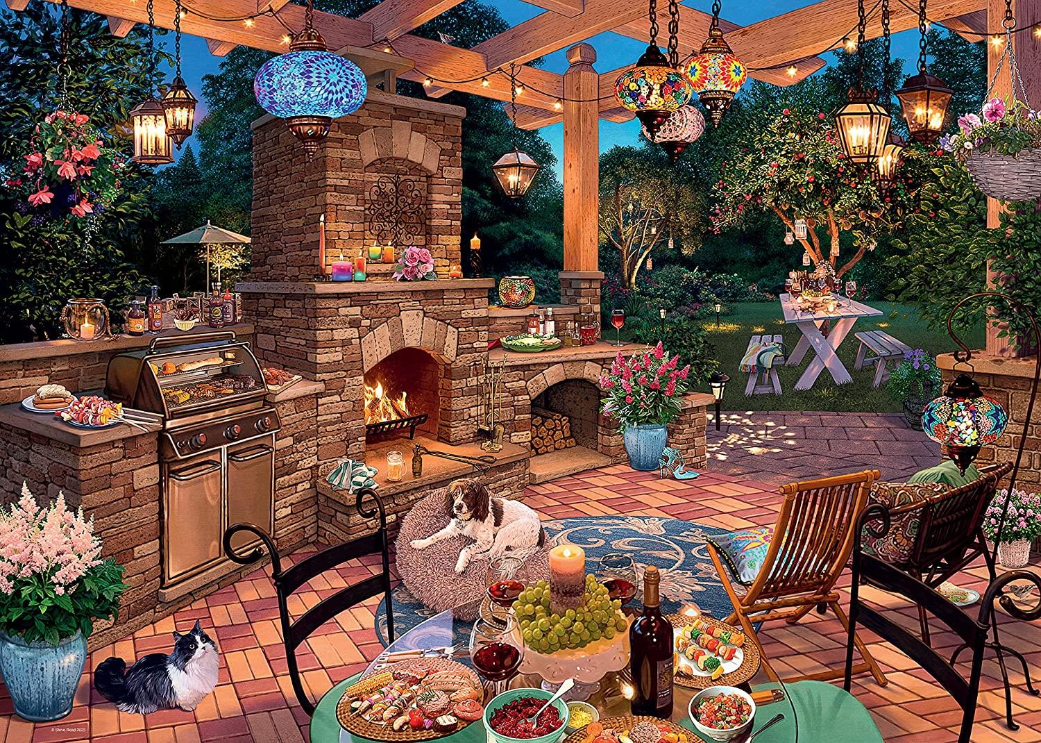 Ravensburger My Haven No. 10 The Garden Kitchen 1000 Piece Puzzle image 1
