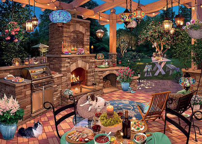 Ravensburger My Haven No. 10 The Garden Kitchen 1000 Piece Puzzle image 1