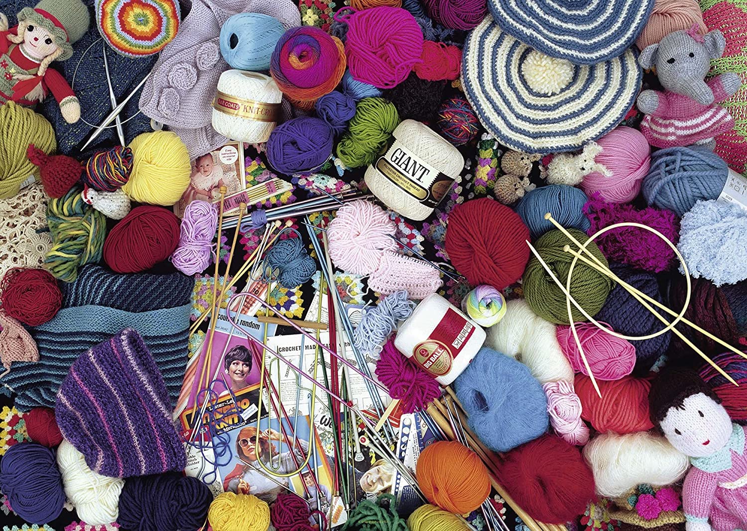 Ravensburger Perplexing Crafty Yarns 1000 Piece Puzzle image 1