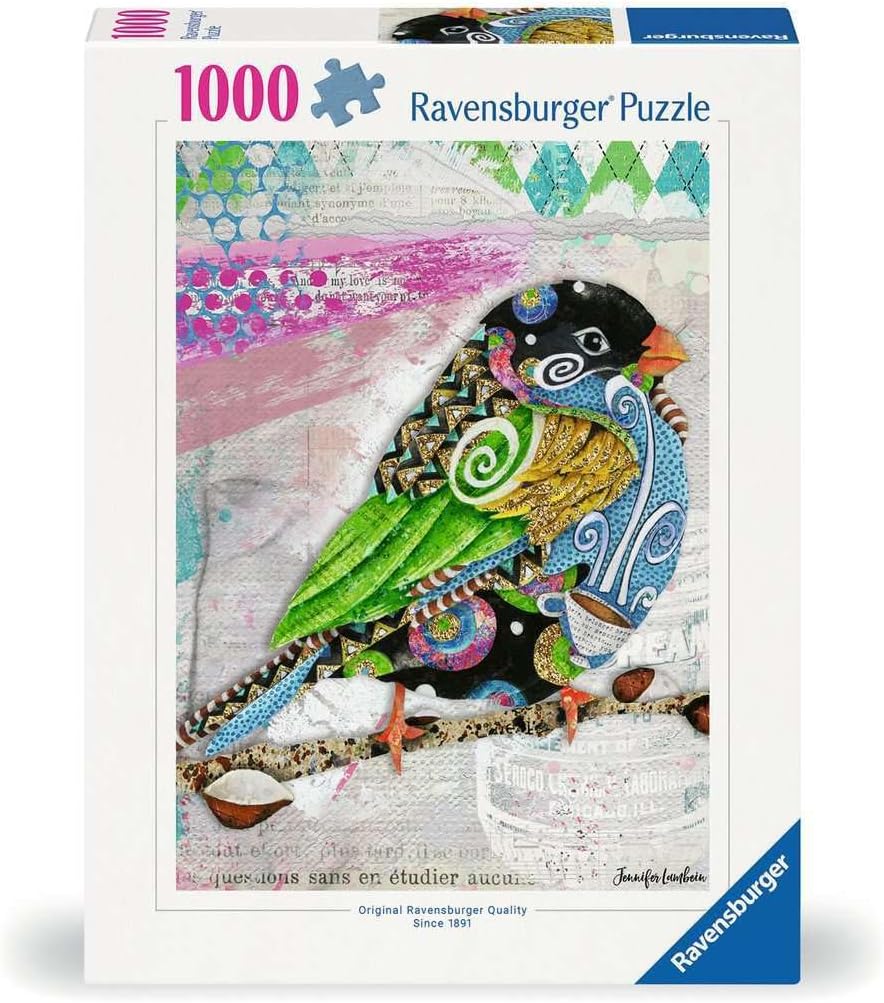 Ravensburger Swirly Bird 1000 Piece Puzzle image 0