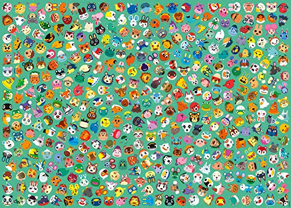Ravensburger Animal Crossing Challenge 1000 Piece Puzzle image 1