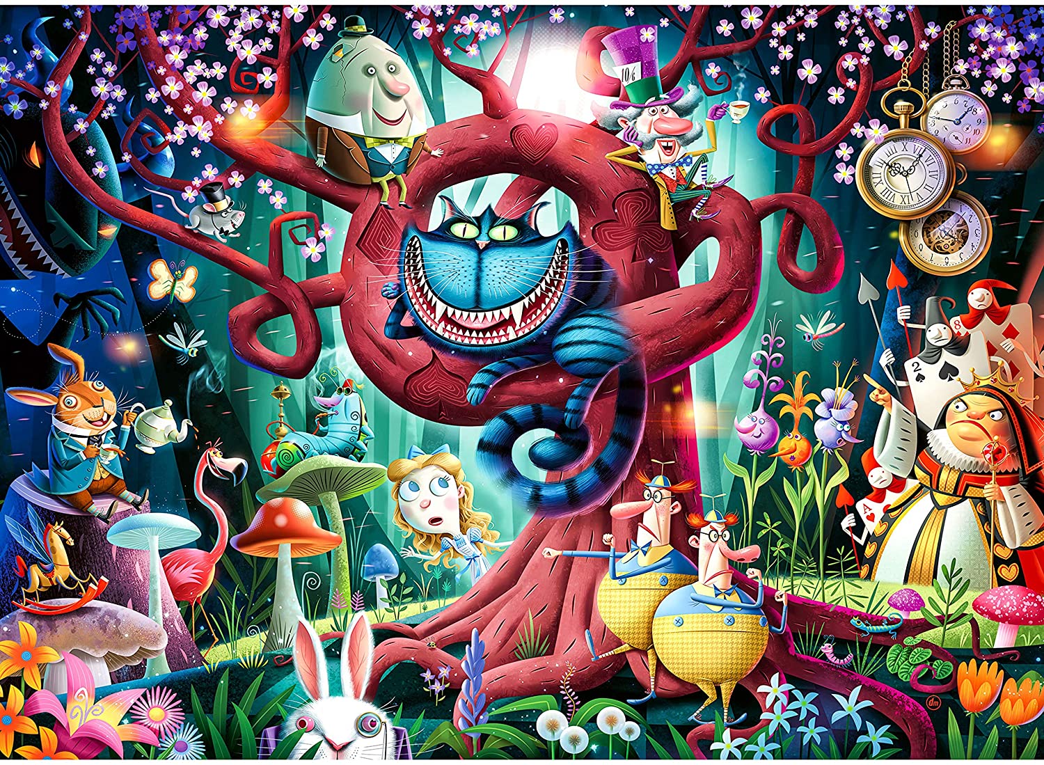 Ravensburger Most Everyone is Mad (Alice in Wonderland) 1000 Piece Puzzle image 1