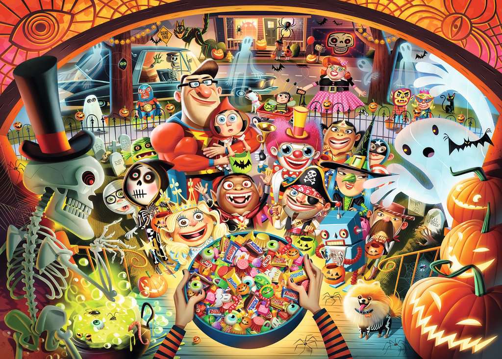 Ravensburger Trick or Treat 1000 Piece Puzzle image 1