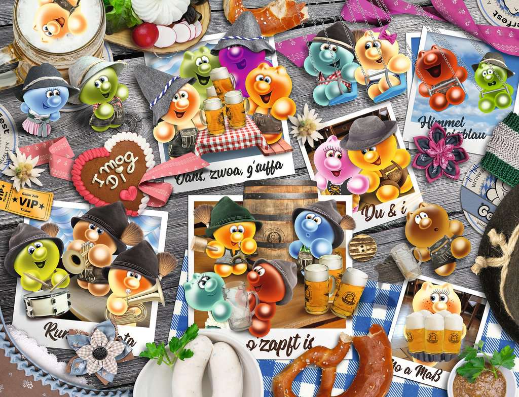 Ravensburger Gelini Oktoberfest 2000 Piece Puzzle image 1