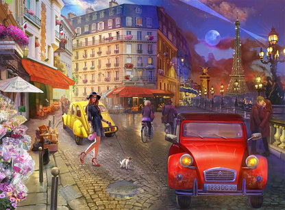 Buffalo Games Night & Day A Stroll In Paris 1000 Piece Puzzle image 1