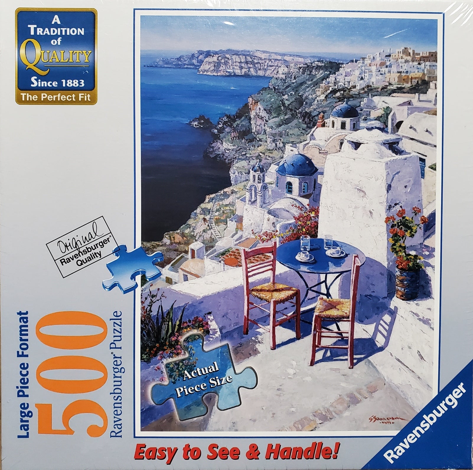 Ravensburger Aphrodite's Vista 500 Piece Large Format Puzzle image 0