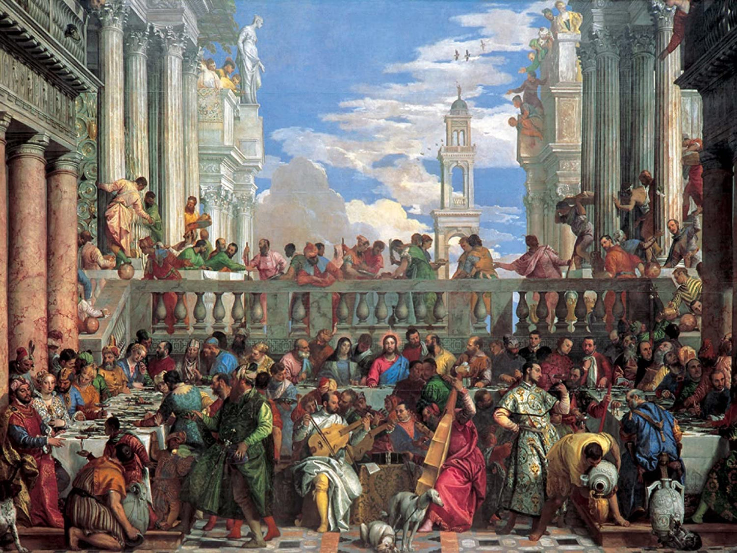 Ravensburger Paolo Veronese : Marriage at Cana 2000 Piece Puzzle image 1