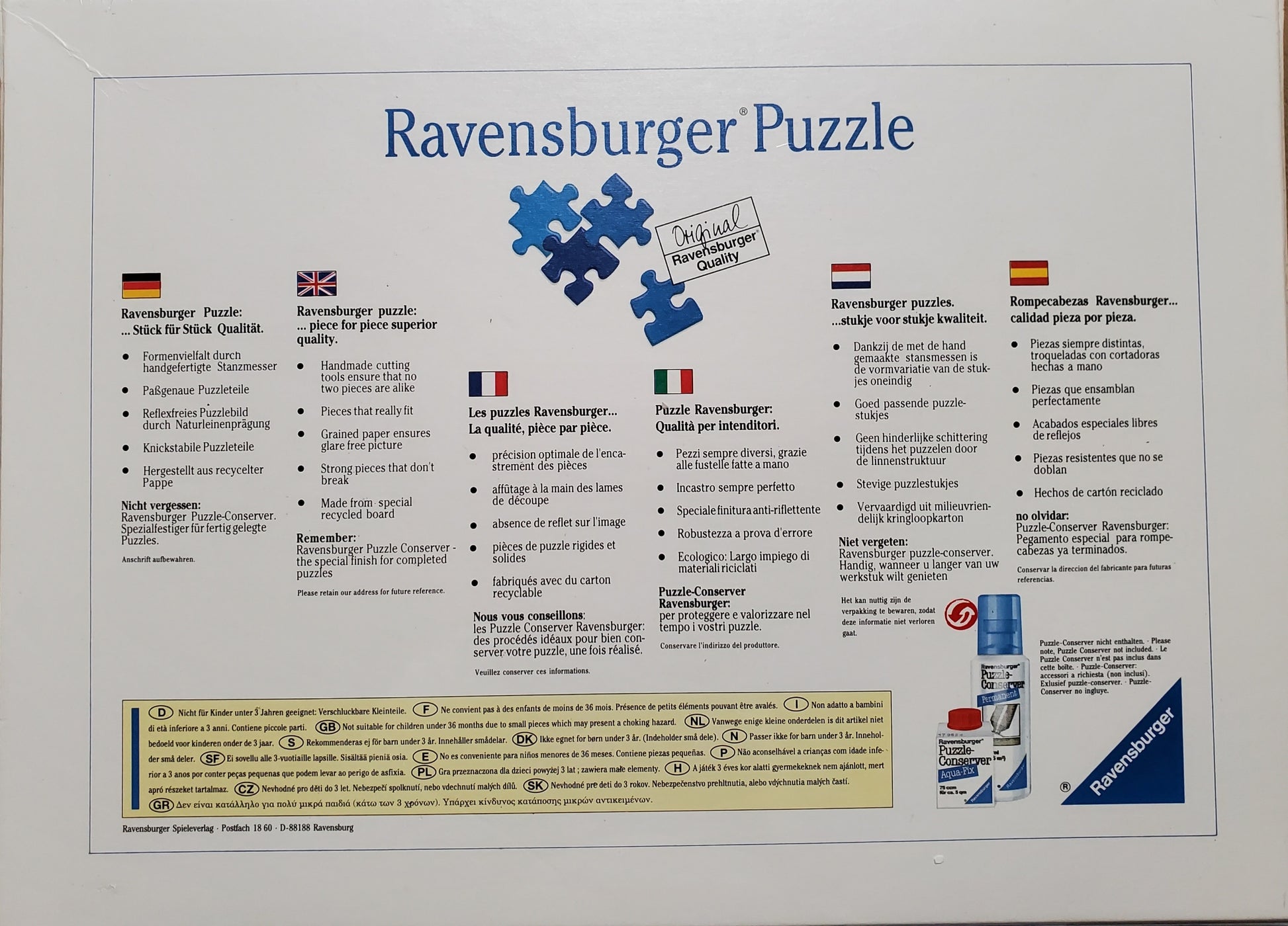 Ravensburger Pavilion Amongst Flowers 1000 Piece Puzzle image 1