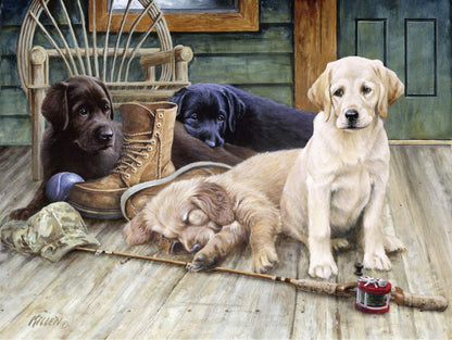 Ravensburger Ruff Day 750 Large Piece Format Puzzle image 1