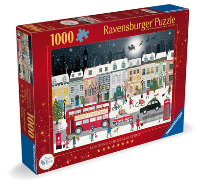 Ravensburger London's Christmas Spirit 1000 Piece Puzzle image 0