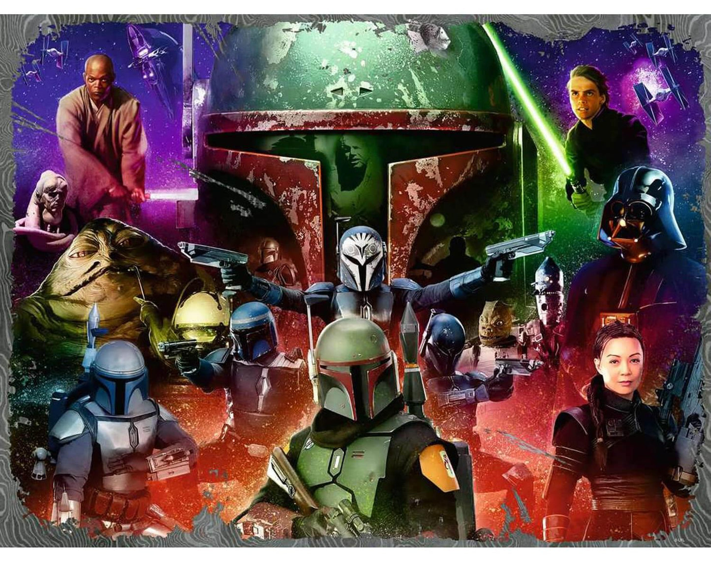 Ravensburger Star Wars Boba Fett, Bounty Hunter 1500 Piece Puzzle image 1