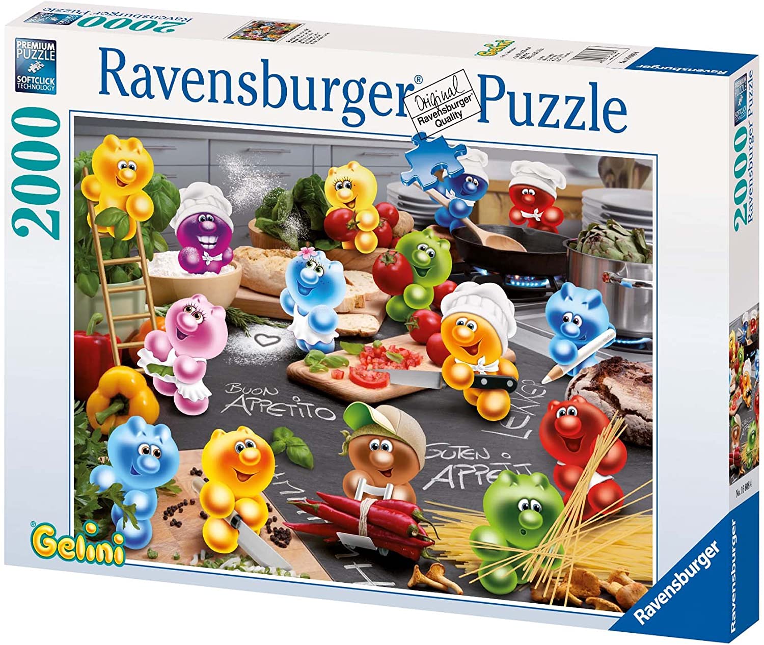 Ravensburger Gelini Passionate Cooks! 2000 Piece Puzzle image 0