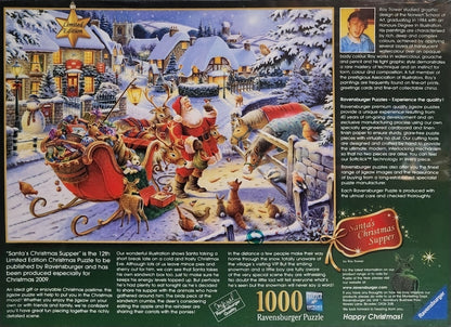 Ravensburger Limited Edition Santa's Christmas Supper 1000 Piece Puzzle image 3