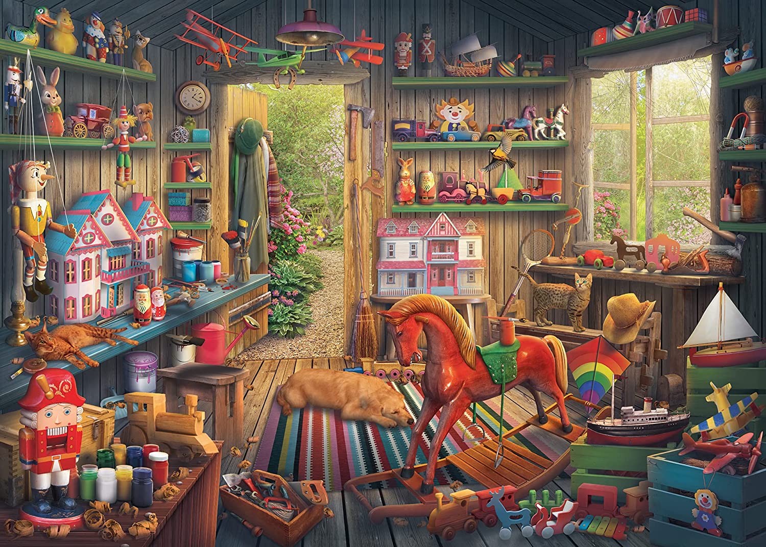 Ravensburger Nostalgic Toys 1000 Piece Puzzle image 1
