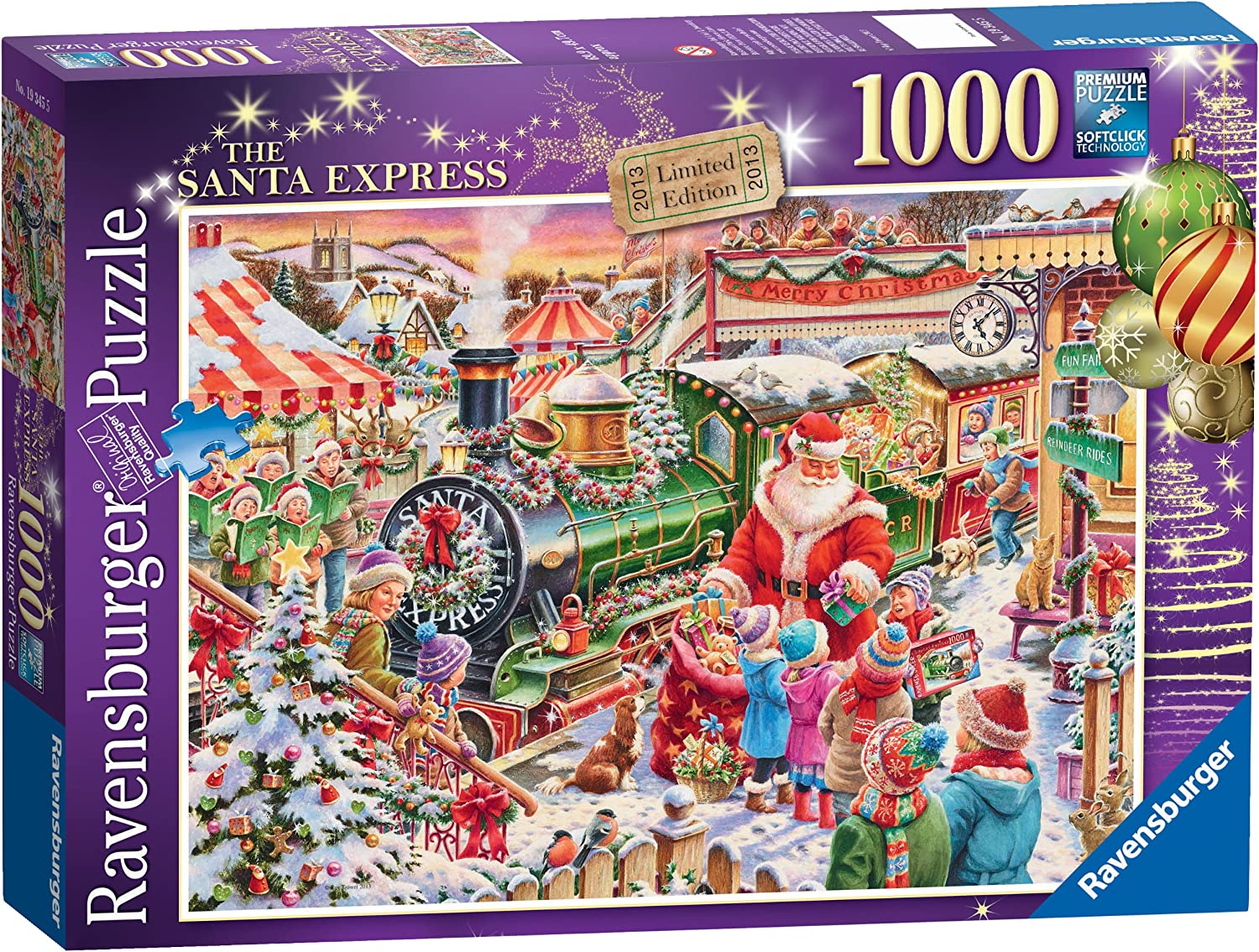 Ravensburger 2013 Christmas Limited Edition The Santa Express 1000 Piece Puzzle image 0