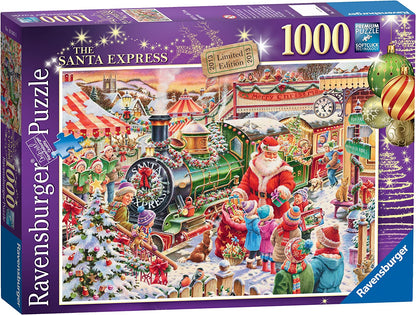 Ravensburger 2013 Christmas Limited Edition The Santa Express 1000 Piece Puzzle image 0