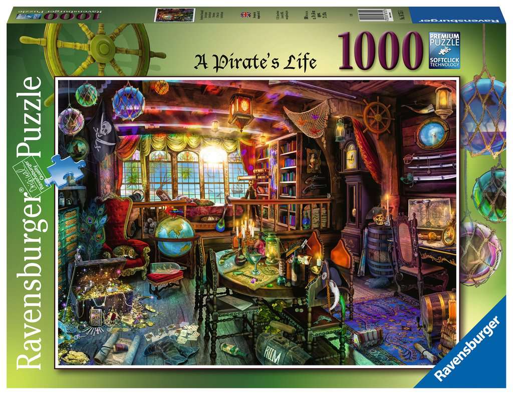 Ravensburger Aimee Stewart A Pirate's Life 1000 Piece Puzzle image 0