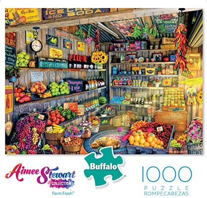Buffalo Games Aimee Stewart Farm Fresh 1000 Piece Puzzle image 0