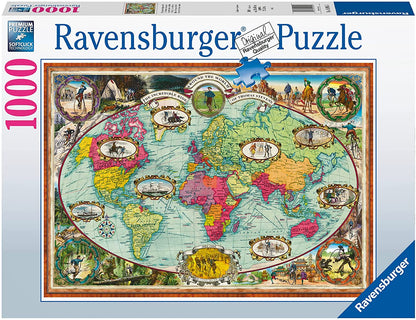 Ravensburger Bicycle Ride Around the World 1000 Piece Puzzle image 0