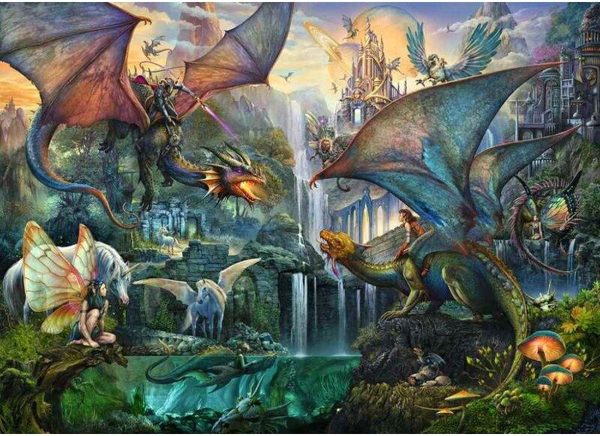 Ravensburger Magical Dragon Forest 9000 Piece Puzzle image 1