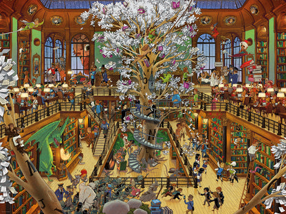 Heye Oesterle: Library 1500 Piece Puzzle image 1