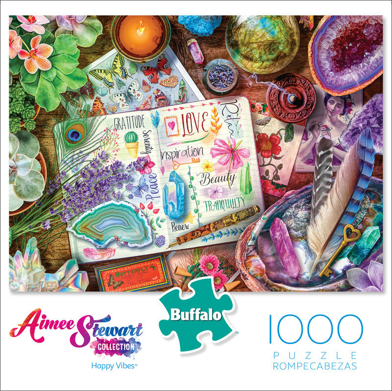 Buffalo Games Aimee Stewart Happy Vibes 1000 Piece Puzzle image 0