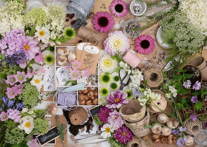 Ravensburger For the Love of Flowers 1000 Piece Puzzle image 1