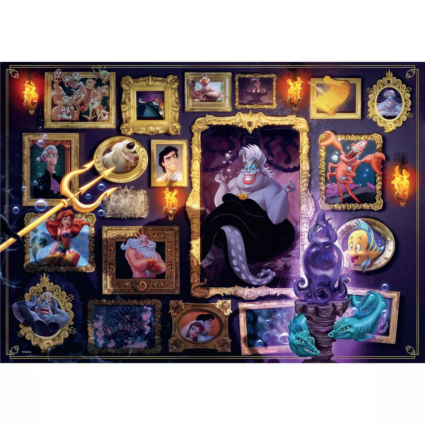 Ravensburger Disney Villainous Ursula 1000 Piece Puzzle image 1